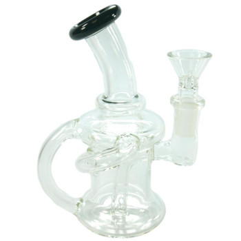 6" Bent Neck Recycler Rig | 14mm Bowl