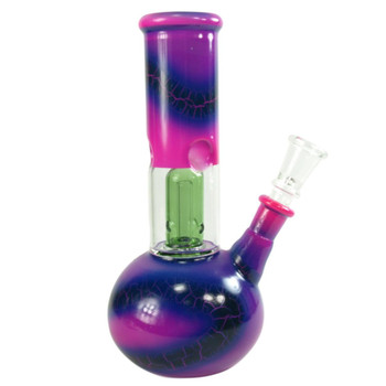 8" Painted Water Pipe With Percolator