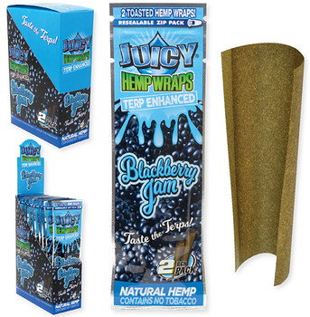 Juicy Terpene Enhanced Hemp Wraps 25pk/2ct