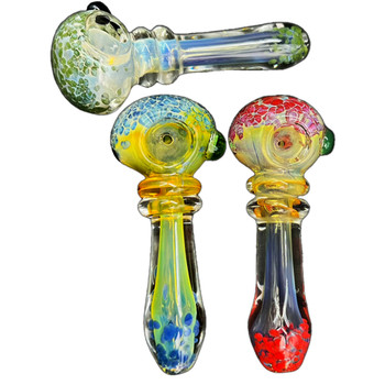 4" Double Rim Head & Tail Frit Pipe