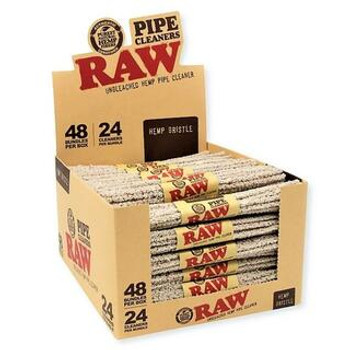 Raw Hemp Pipe Cleaners Bristle - 24 Per Pack/48 Per Display