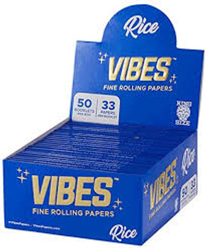 Vibes Rice Papers KS 50ct (Blue Box)