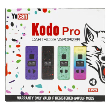 Yocan Wulf Kodo Pro Variable Voltage Battery | 9ct Display