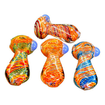 4" Full Snake Art Hand Pipe