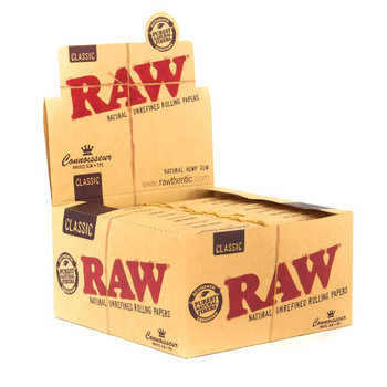 RAW Connoisseur Rolling Papers with Tips King Size - 24 ct.