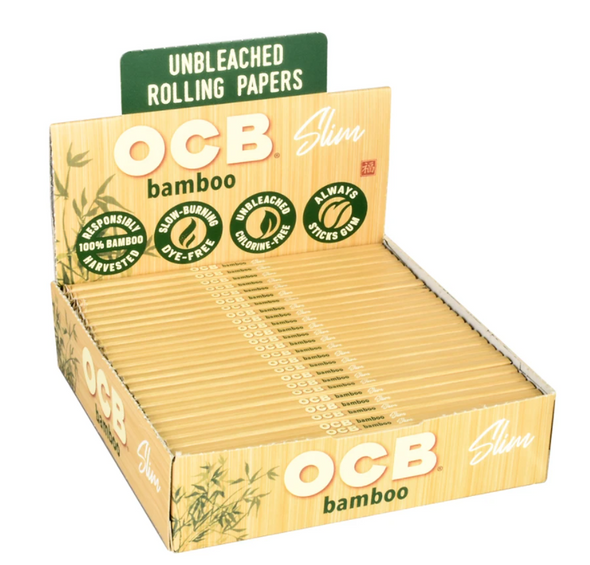 OCB Bamboo King Slim Papers 24 ct.