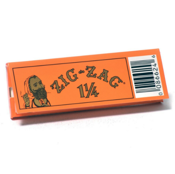 Zig Zag Orange Rolling Papers 1¼" Size - 48 ct.