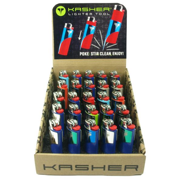 Kasher Classic - Stadium Style Display with Bic lighters - 25 ct.