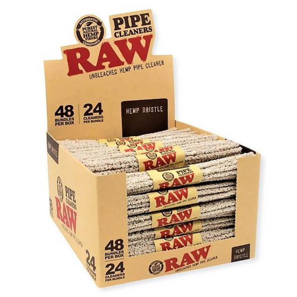 Raw Hemp Pipe Cleaners - 24 Per Pack/48 Per Display Raw Hemp Pipe Cleaners - 24 Per Pack/48 Per Display