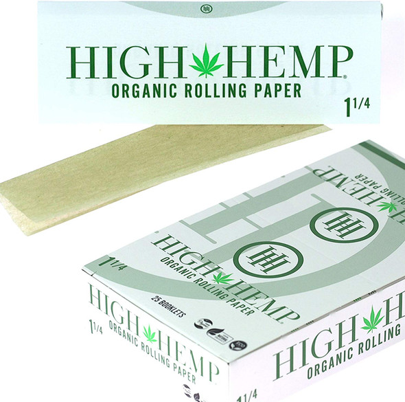 High Hemp Rolling Papers 1¼" Size - 25 ct.