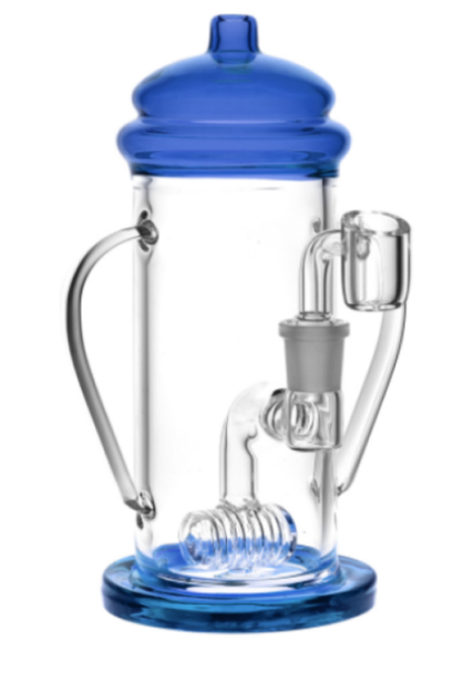 7.5" French Press Oil Rig with Inline Perc 