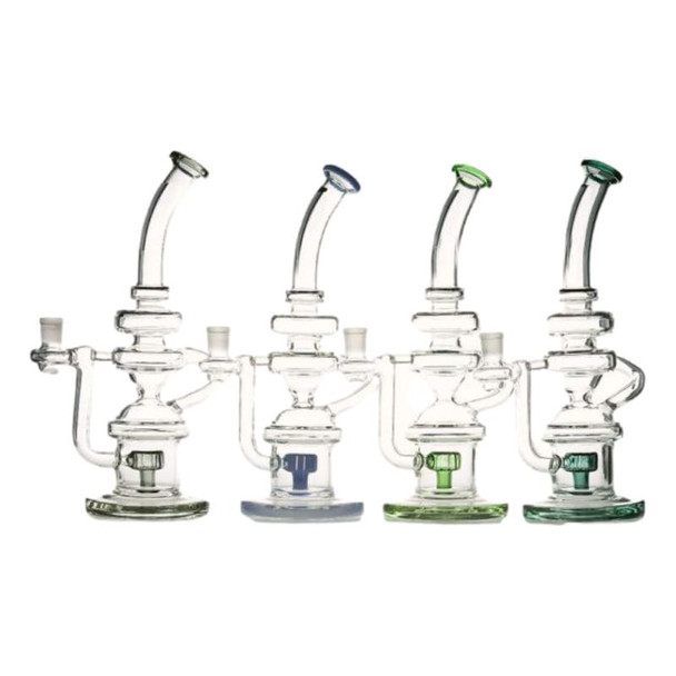 10.5" Recycler Water Pipe w/ 14mm Bowl