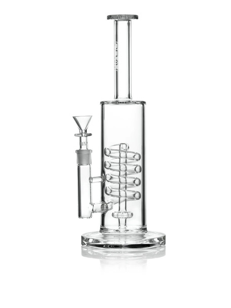 GRAV Coil Showerhead Water Pipe | Clear