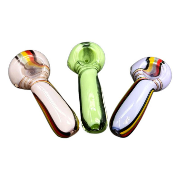 4" Double Blown Milky Hand Pipe