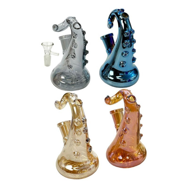 5" Octo Tentacle Water Pipe w/ 14mm Bowl