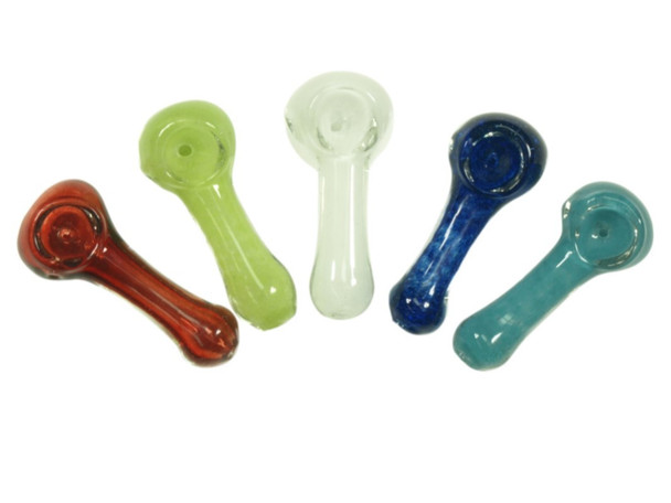 2.5" Assorted Glass Pipes | Solid Color