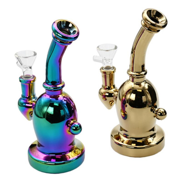6" Electro Plated Gold Water Pipe