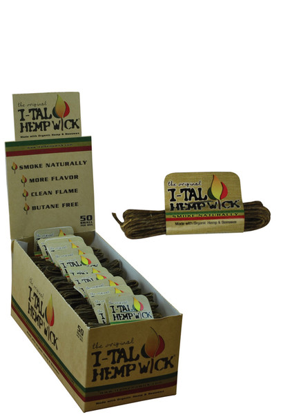 I-Tal 100% Natural & Organic Hemp Wick 3.5 Ft. Rolls