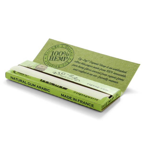 Zig Zag Organic Hemp Rolling Papers 1¼" Size - 24 ct.