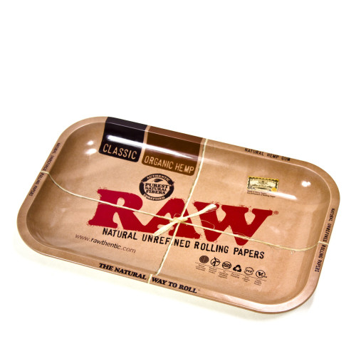 Blu M Unbekannt Raw Small Flying Metal Rolling Tray 27,5 x 17,5 cm 