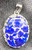 elegantly designed cremation Pendant is exquisitely crafted of Dichroic glass and Sterling Silver