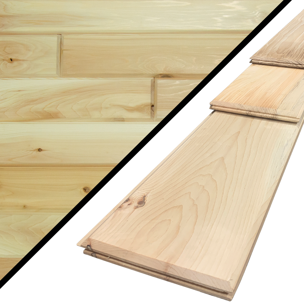 Tongue & Groove Traditional Wood Boards