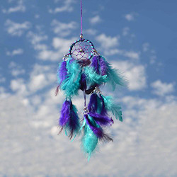 Purple & Turquoise Dream Catcher