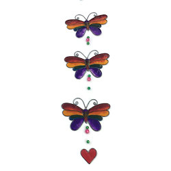 Colourful String of Butterflies Sun Catcher