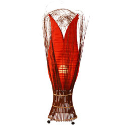 Large Tulip Lamp Red