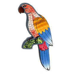Mosaic Parrot Wall Art