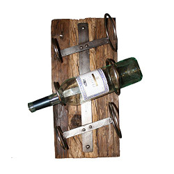 Recycled 3 Bottle Wooden Wine Rack