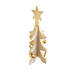 Small Cream Wooden Christmas Tree