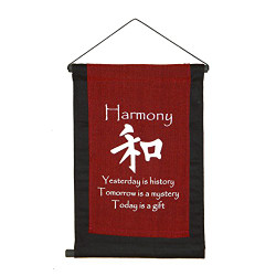 Fabric Message Scroll Harmony
