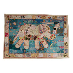 Elephant Patchwork Wall Hanging 100cm x 150cm