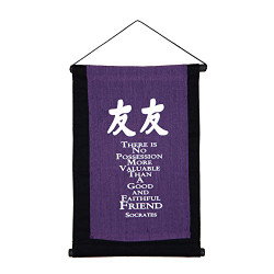 Fabric Message Scroll Socrates