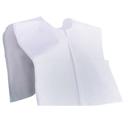 McKesson White 19" x 22" Exam Poncho - 200/Box