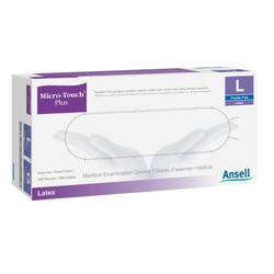 Ansell X-Small Micro-Touch® Plus Powder-Free Latex Exam Gloves
