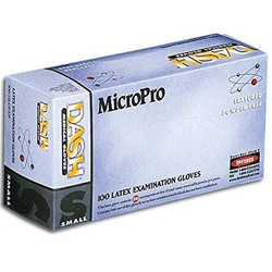 Dash X-Small MicroPro Powder-Free Latex Exam Gloves