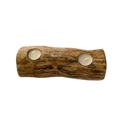 Wooden Tealight Holder Double