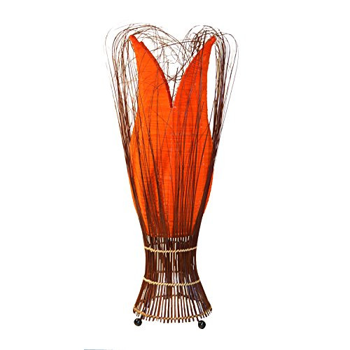 Large Tulip Lamp Orange
