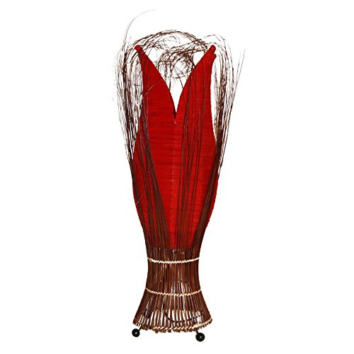 Large Tulip Lamp Red