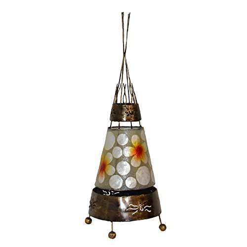 Cone Lamp With Capiz Shell