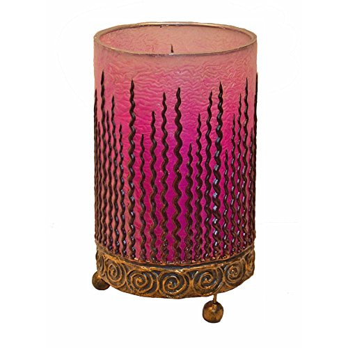 Pink Wave Design Table Lamp