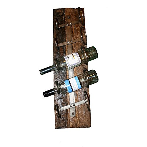 Recycled 5 Bottle Wooden Wine Rack