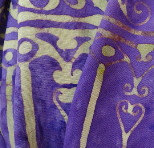 Ammonites Tie Dye Scarf