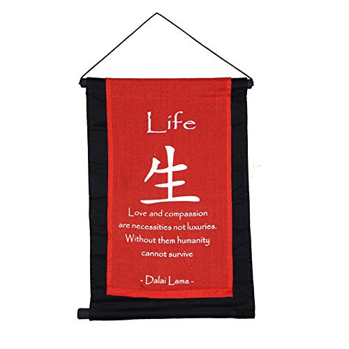 Fabric Message Scroll Life
