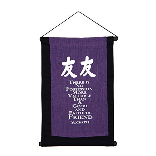 Fabric Message Scroll Socrates