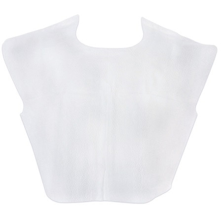 White 30" x 21" Patient Capes - 100/Case