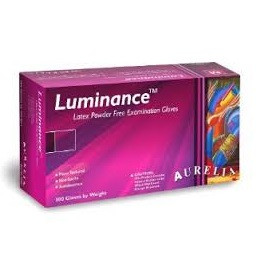 Aurelia® X-Small Luminance® Powder-Free Latex Exam Gloves