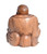 Small Laughing Wooden Buddha